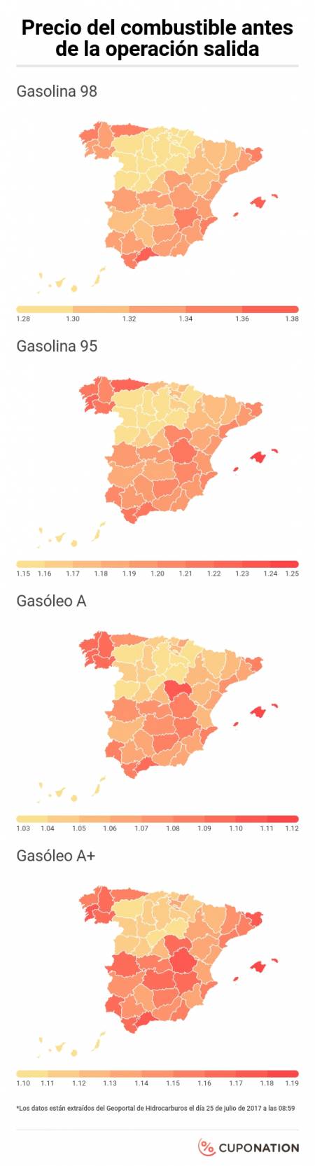 Precio combustible en Espana 4
