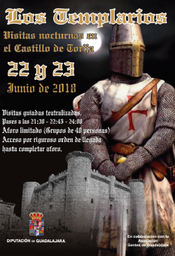 Cartel Jornadas Templarias 22 y 23 de junio 2018