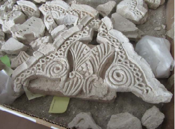 yeserias encontradas en el alcázar