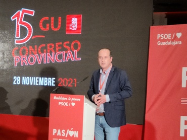 Alberto Rojo XV Congreso PSOE Guadalajara 1