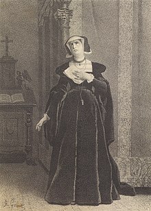 maria pacheco en una litografía del siglo XIX