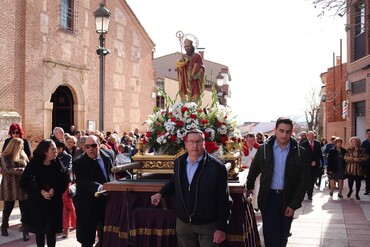 Cabanillas Procesión San Blas antes del confinamiento