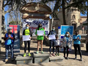 San Silvestre Sigüenza 2021 Podium absoluto femenino
