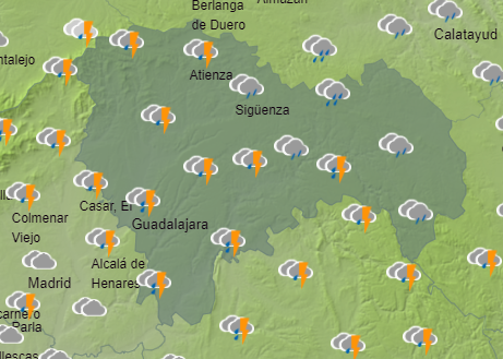 previsión hoy lunes
