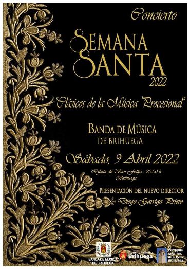 Cartel Semana Santa Banda Brihuega 2022