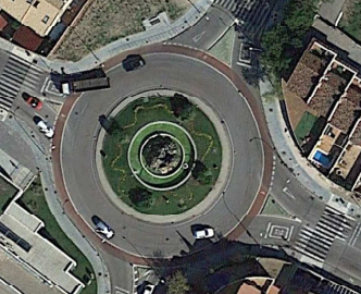 rontonda manantiales carril bici