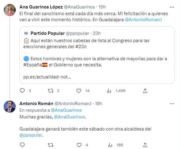 guarinos roman felicitaciones