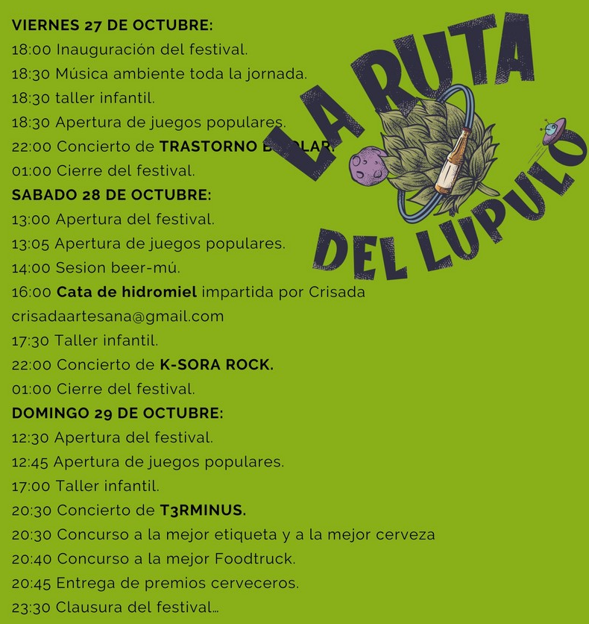 programación feria cerveza