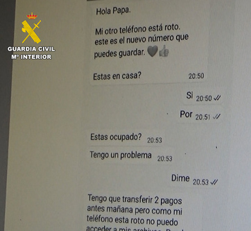 Guardia Civil estafa Whatssup 3 1