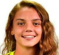 Claudia Rodríguez autora del gol del empate para el Dinamo