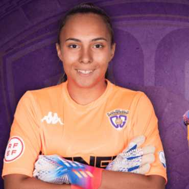 Laura Ortiz guardameta del C.D. Guadalajara FEM. no pudo evitar el empate en Puertollano Foto Futboleras 1