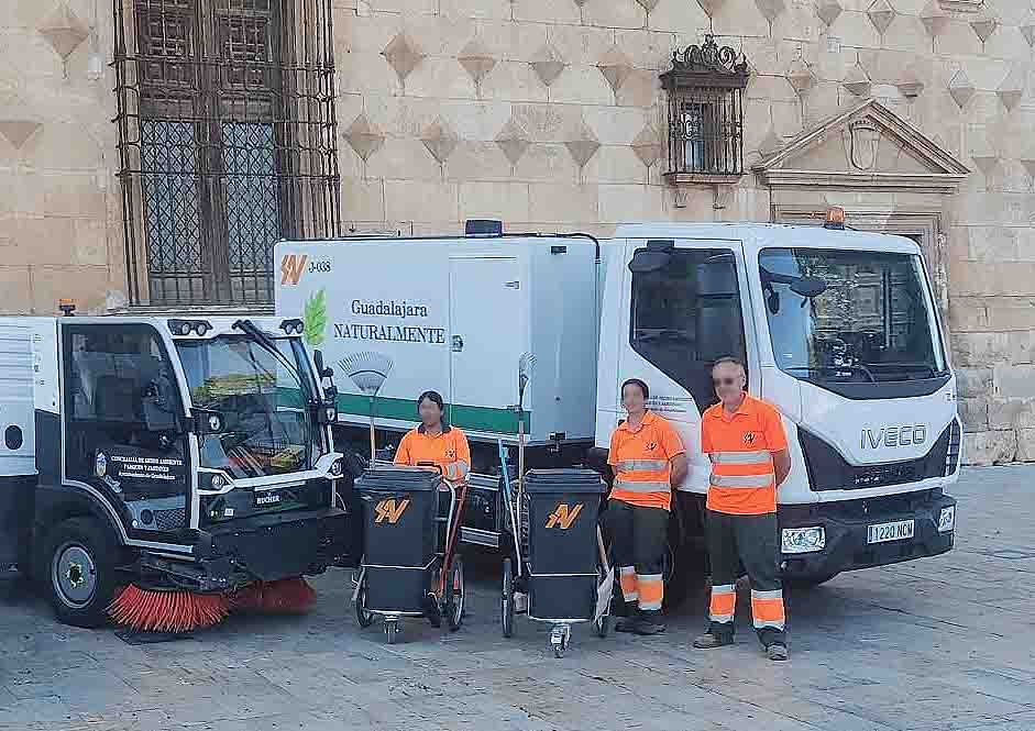 Maquinaria limpieza basura