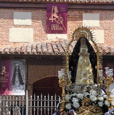 Imagen de la Virgen de la Soledad. Foto: Hermandad. Soledad 1