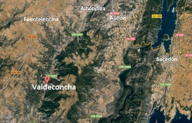 mapa incendio valdeconcha