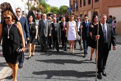 Ana Guarinos en la fiesta de Azuqueca