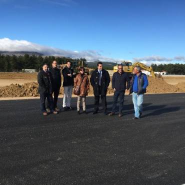 20151201 Visita obras aeródromo Las Minas-Villares de Jadraque