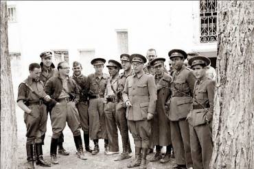 Cipriano Mera y Segismundo Casado en Alcohete