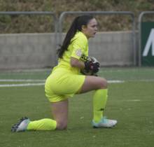 Alejandra portera del Deportivo Guadalajara respondió con seguridad ante el poco trabajo que tuvo. Foto C.D. Guadalajara 1