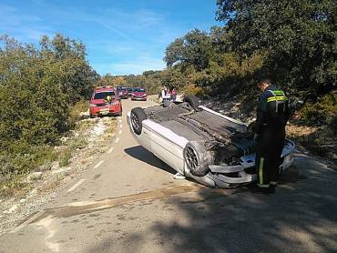 coche-volcado-lupiana