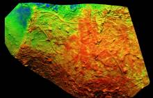 Digitalizacion 3D de uno de los caballos grabados