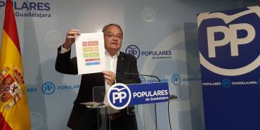 Juan Antonio De las Heras senador  del PP por Guadalajara 04-04-18
