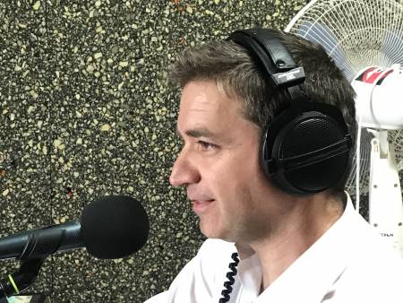 Perez Borda durante la entrevista