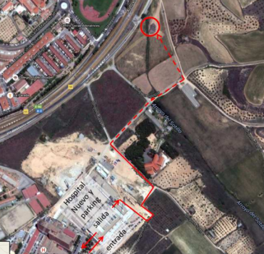 trazado segundo acceso