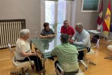 JLVega reunión alcaldesa San Andrés del Congosto
