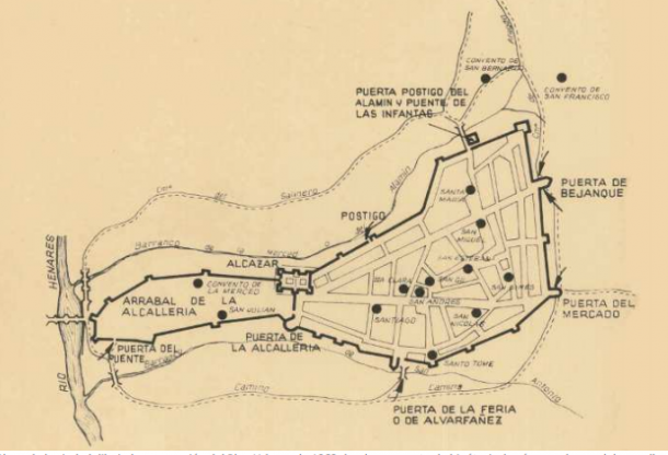 plano guadalajara medieval