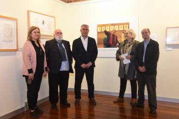 Presidente Vega inauguró exposición Oteiza