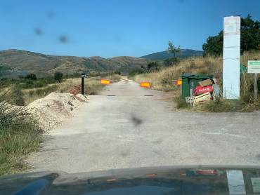 Paso cerrado Alcorlo