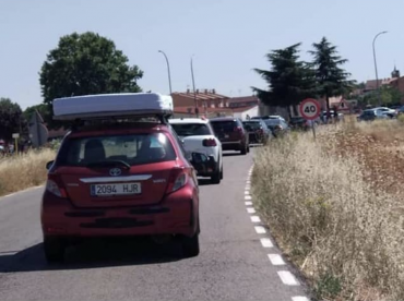 atasco incendio El Casar