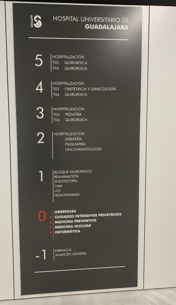 cartel informativo nuevo hospital