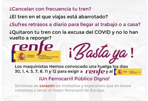 huelga semaf renfe