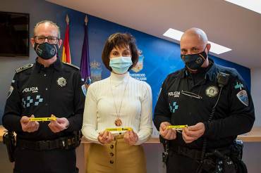 Policía Local Guadalajara pulsera Unidad SOS Mayores