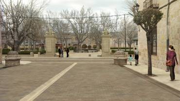 Representacion al final de las obras del proyecto Alameda