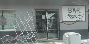El bar Marcos ha sido uno de los ultimos que ha sufrido los actos delictivos en Azuqueca