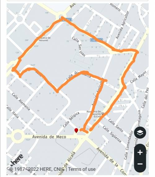 manfiestacion azuqueca recorrido