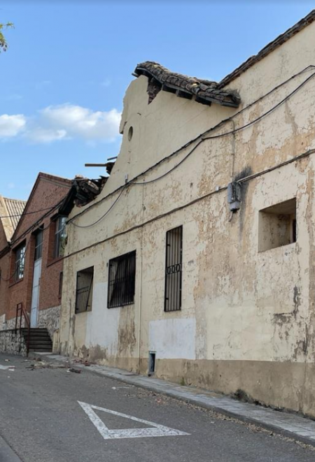 zona derribada fuerte