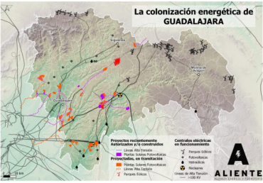 mapa fotovoltaicas guadalajara