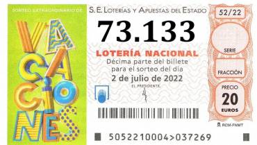 Décimo lotería 2 julio 2022