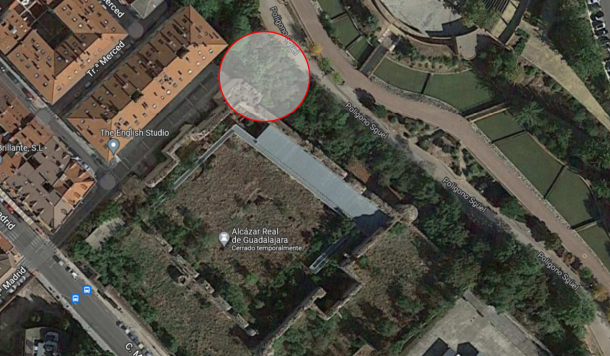 zona nueva excavacion Alcazar 2022