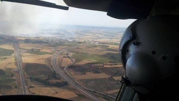 Incendio Villanueva Alcorón 22-AGo Vista aerea