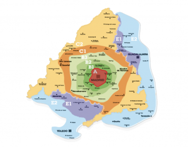 zonas abono transporte madrid