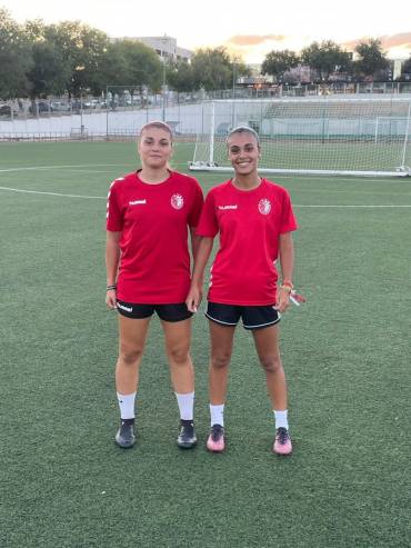 Andrea y Naiara ascienden al primer equipo dinamista Foto Dinamo Guadalajara