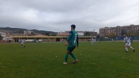 Sergio del Alovera en un lance del partido disputado en Cuenca