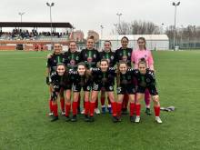 Oncde inicial del Dinamo ante Olympia Las Rozas. Foto Dinamo Guadalajara