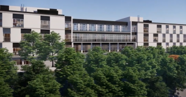 fachada nueva residencia los olmos