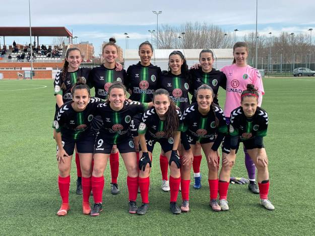 Equipo inicial del Dinao que no pudo con el Madrid FCC Foto Dinamo Guadalajara