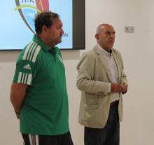 Pablo Burillo Presidente de la FFCM durante la clausura del I Curso celebrado el pasado año 1